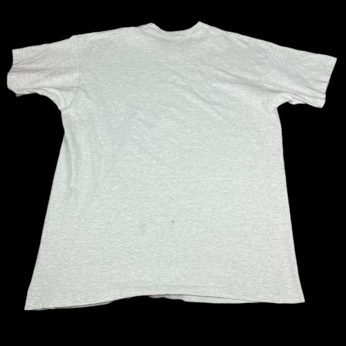 Vintage 90s Alaska Wolf T-Shirt Big Print Single Stitch VTG AOP Nature Tee 2XL - Picture 2 of 5