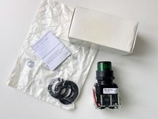 New Allen Bradley 800H-QRT24G Ser F 30mm Pilot Light Push-to-Test Type Green