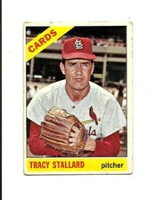 1966 TOPPS #7 Tracy Stallard: St. Louis Cardinals: Pitcher: Baseball Card: MLB