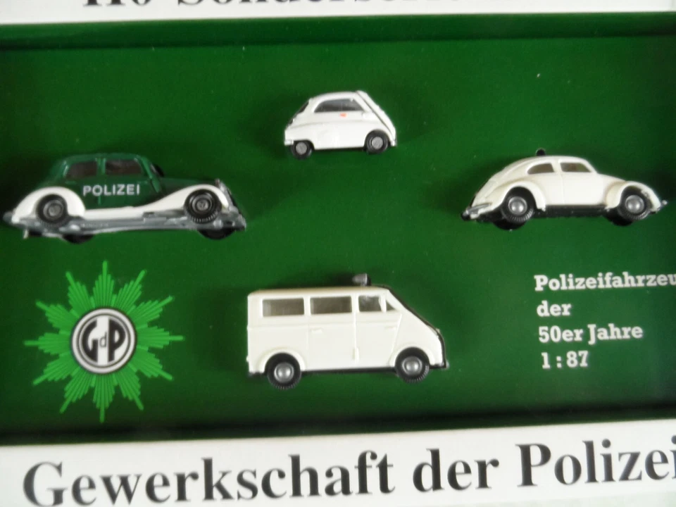 Praline Sonderserie 1992 Polizeifahrzeuge der 50er Jahre OVP 1:87 Spur H0  #84 - Bild 3 von 4
