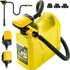 BYERN AUTO Fuel Transfer Pump with Auto-Stop Sensor, Gas Can Pump Battery Operat