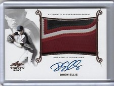2017 Leaf Trinity DREW ELLIS 3 Color Patch Bronze Prismatic Auto RC DIAMONDBACKS