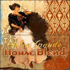 Coffee Tile Backsplash Ceramic Mural Evelia Kitchen Label Art OB-ES84c