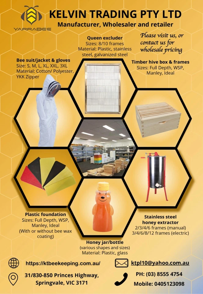 100 SETS 1KG (800ml) Plastic Honey Bucket - Beekeeping - image 3 of 3