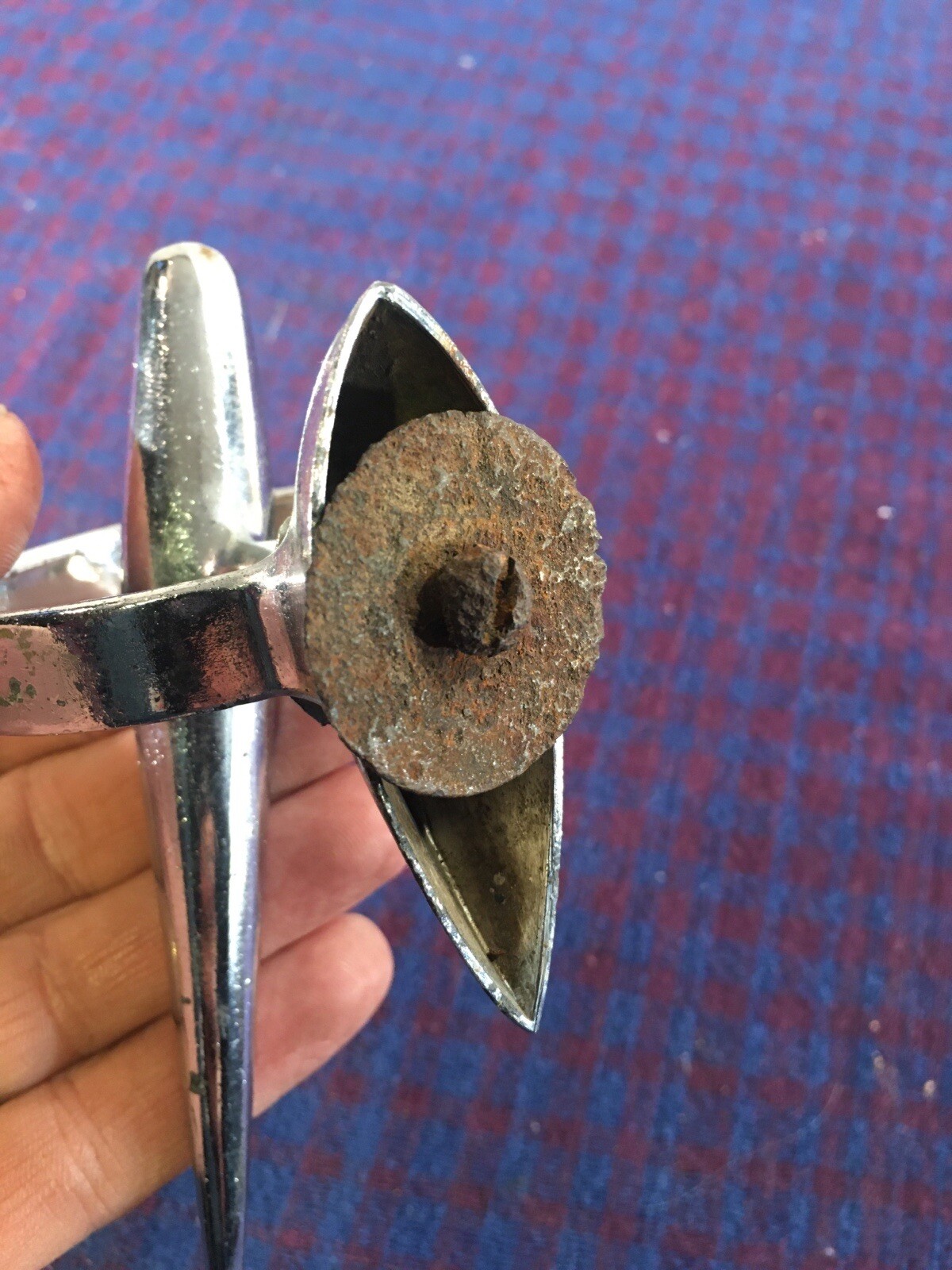 Vintage Buick bombsight gunsight hood ornament eBay