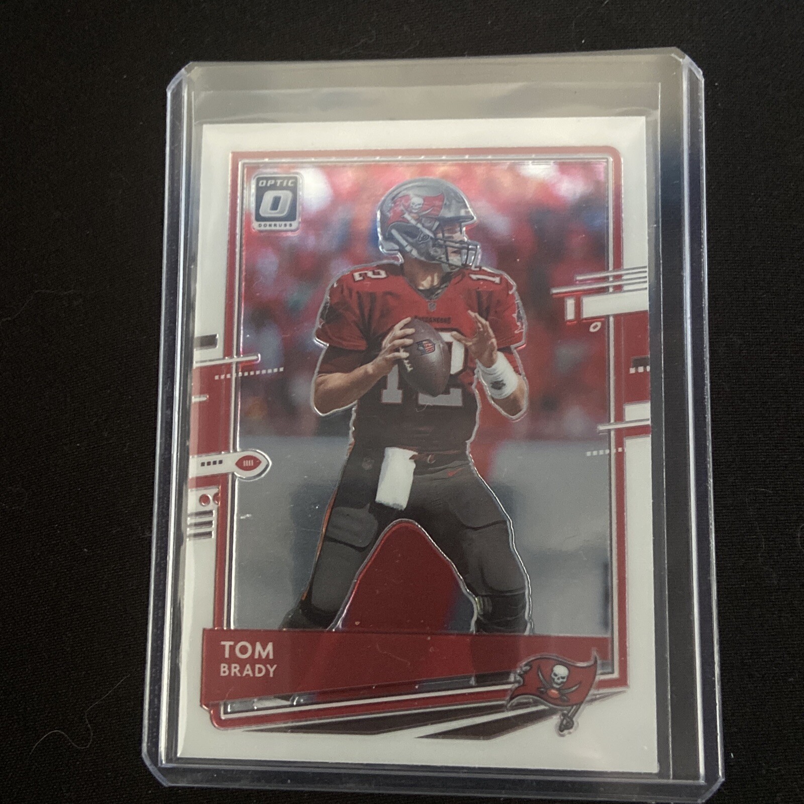 2020 Donruss Optic Football Silver Prizm #92 Tom Brady (Tampa Bay)