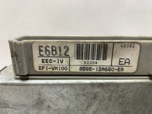 FORD SCORPIO I GAE, GGE 1990 Engine control unit ECU 85gb-12a650-ea - Picture 4 of 4