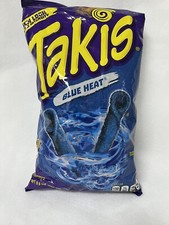Takis Blue Heat Hot Chili Pepper Tortilla Chips 9.9 oz