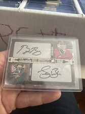 Sean & Brendan Burke Father & Son Dual Autograph Itg