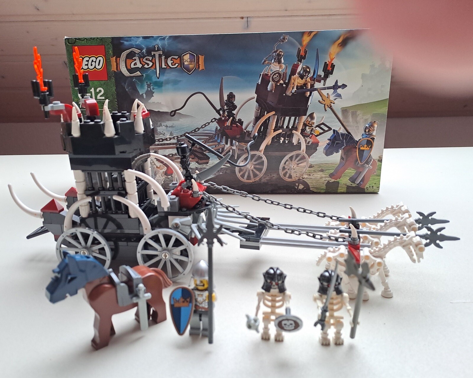 LEGO Castle 7092, komplett, Bauanleitung, Karton