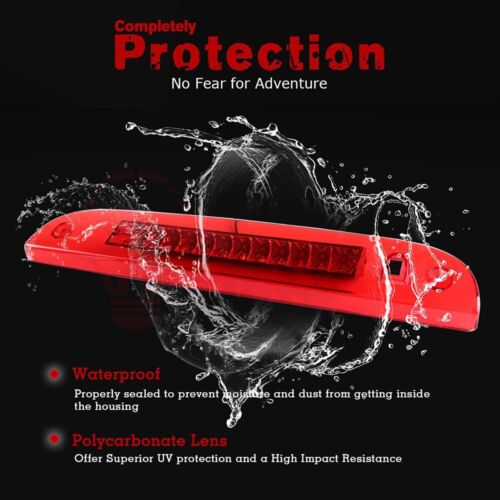 LED 3RD THIRD TAIL BRAKE LIGHT LAMP BAR RED FOR 02-10 FORD EXPLORER/08-12 ESCAPE - Bild 4 von 12