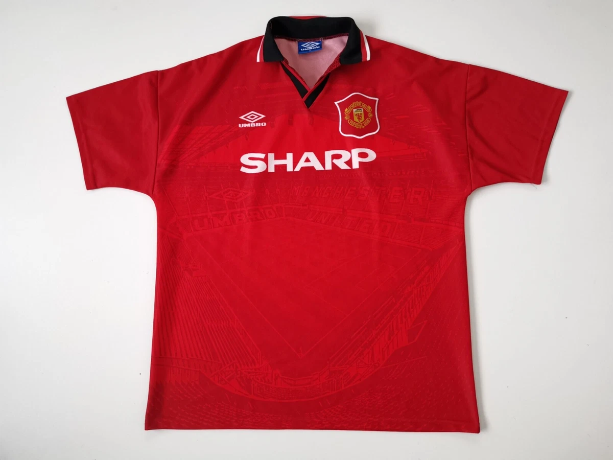 manchester united retro jersey umbro