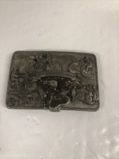 Vtg 1983 Harley Davidson 1936 KnuckleHead Commemorative Belt Buckle Numbered&nbsp;