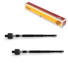 Front Left & Right Inner Tie Rod Ends Set for 2003-2006 Mitsubishi Lancer FWD