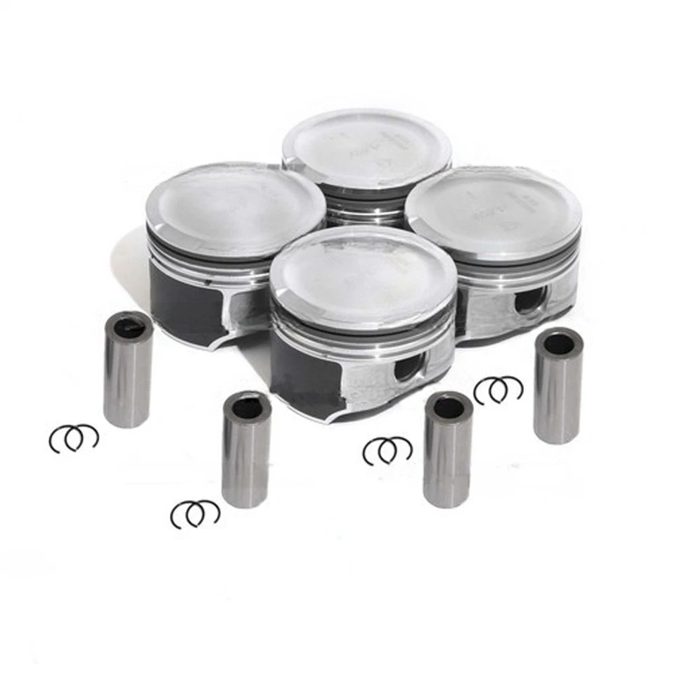 Pistones y anillos STD 4 piezas Φ81 mm Φ19 mm para 1.8T Audi A3 A4 VW EOS AWW AWP AUG AWM Foto 3 de 4