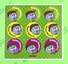Blueberry Scratch & Sniff Veggietales Sticker Sheet