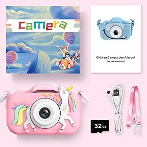 Macchina fotografica giocattoli per bambini 3-8 anni bambine ragazzi bambini videocamera digitale - Foto 2 di 8