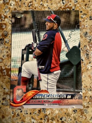 EDWIN ENCARNACION 2018 TOPPS SERIES 2 VARIATION SP #632 GUARDIANS