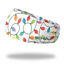 Holiday Lights Tapered Headband - Running, Fashion, Sports and Outdoor Activity