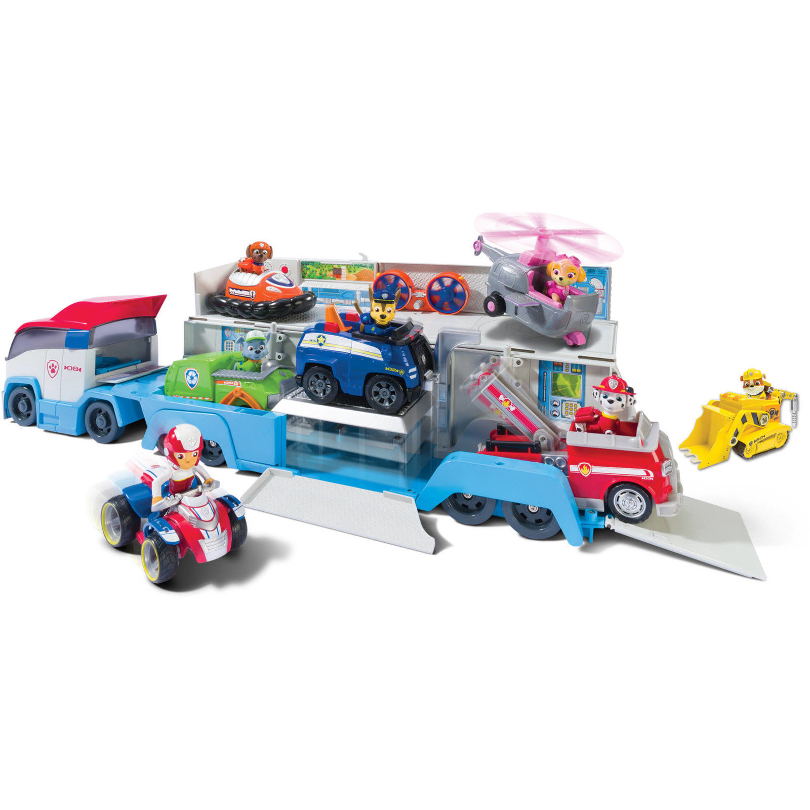 paw patrol truck set