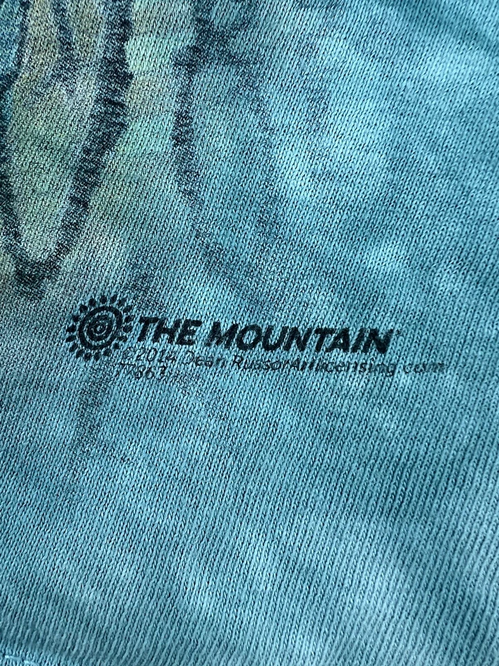 Camisa Rainforest Café The Mountain Tie Dye Para Hombres Pequeña 2014 Camiseta Jirafa Russo Foto 3 de 4