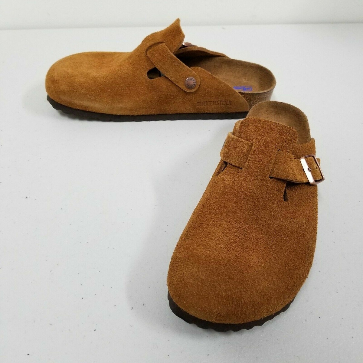 New w/o Box Birkenstock Boston Mink Soft Footbed Clogs Narrow 