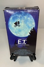 E.T. ET The Extra Terrestrial VHS 1982 Rare Green and Black Tape Spielberg