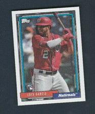 2021 Topps Update Series 1992 Redux Rookie Card RC # T92-50 Luis Garcia