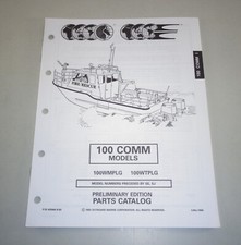 Teilekatalog OMC Evinrude Johnson Außenborder 100 COMM Models Stand 08/1992 