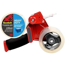 Scotch Heavy Duty Packaging Tape, 1.88" x 54.6 yd, Designed for Packing,