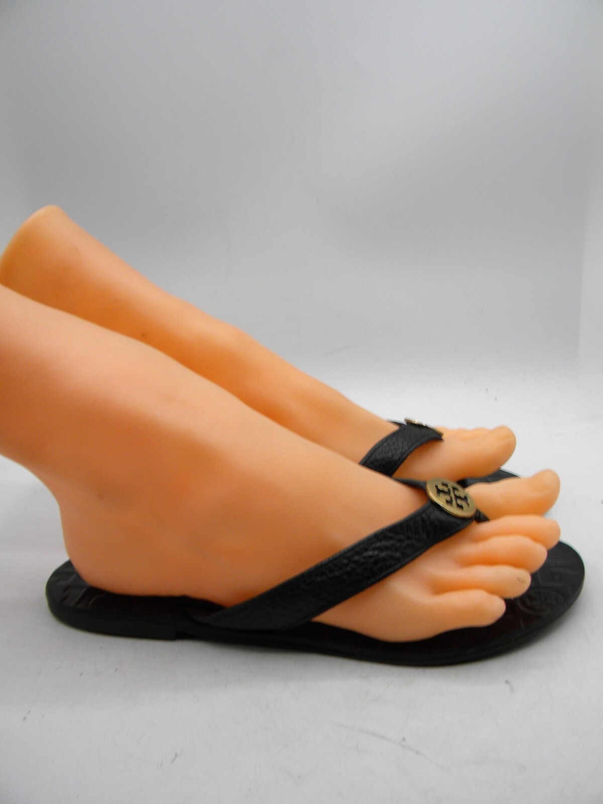 Burch Thora Black Flip Flops Tory Burch Tory Burch Thora Black