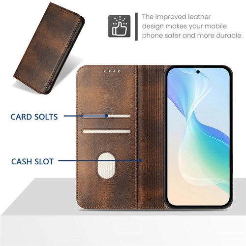 For Google Pixel 10 9 Pro XL 9A 8A 7A 6A Magnetic Flip Leather Wallet Case Cover - Picture 22 of 55