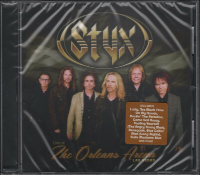 Styx Live In Der Orleans Arena Las Vegas CD (Eagle Version) Neu