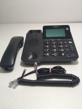 AT T CL2940 Corded Telephone w/ Large LCD Display - Black b3