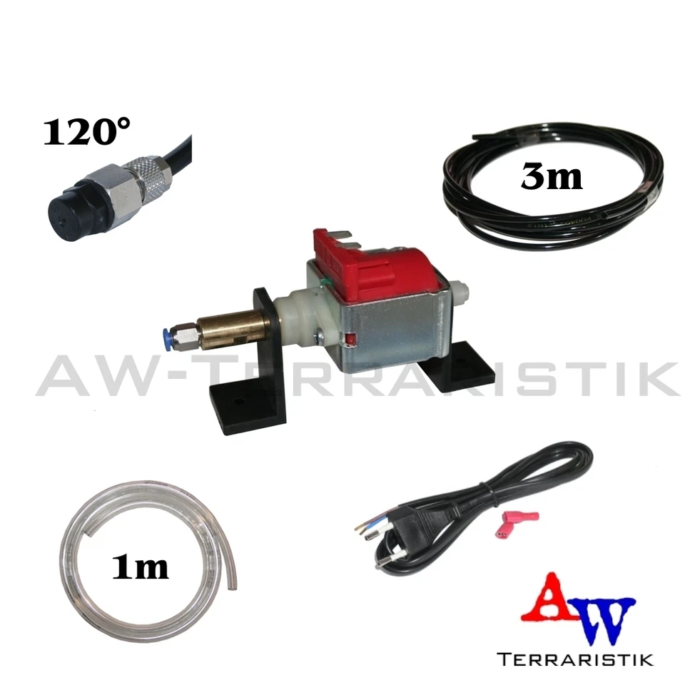 AW-TERRARISTIK Beregnungsanlage - Bausatz - 1 Sprühdüse 120°