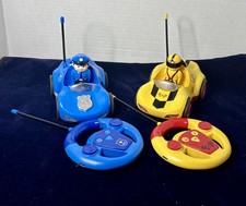 Rechargeable Little Kids Remote Control Race Car And Police Car. No Charger.