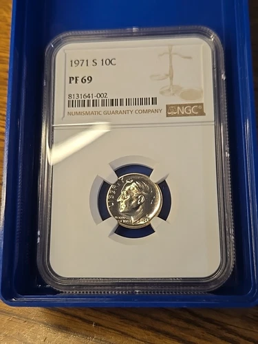 1971-S ROOSEVELT DIME NGC PF69 