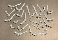 Warhammer 40K Chaos Space Marines - Emperor's Children Flawless Blades Arms