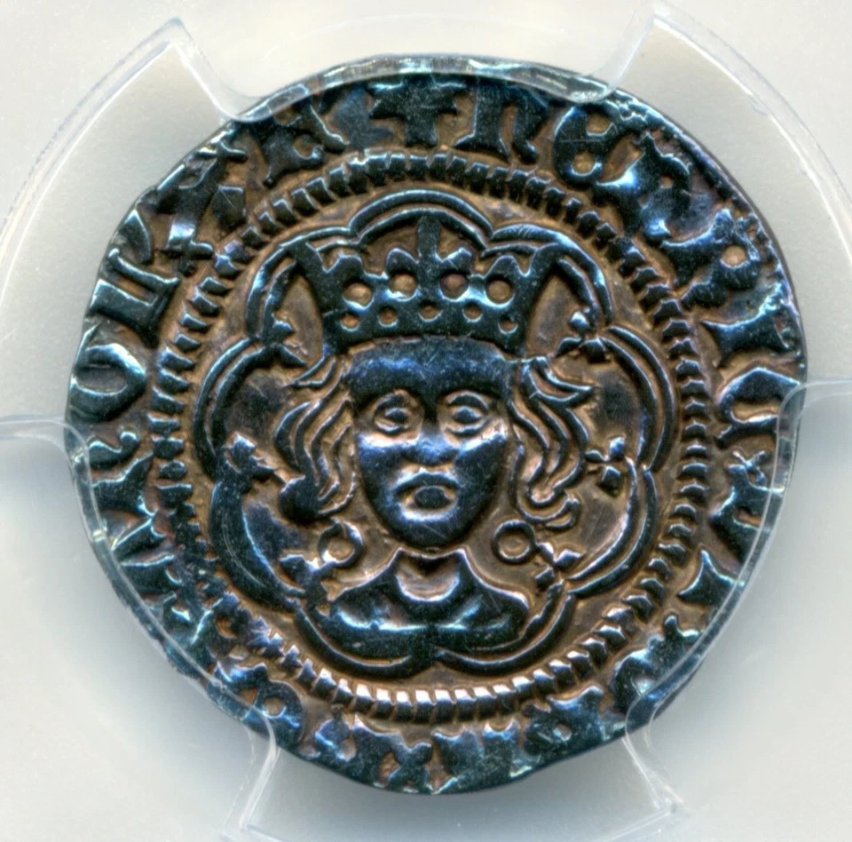 1422-30 Great Britain Half Groat, Henry VI, S-1840 - PCGS EF Detail - Image 4 of 4