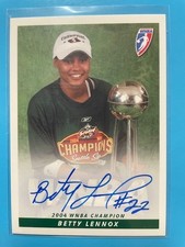 Betty Lennox – 2005 Rittenhouse WNBA “2004 WNBA Champion” autograph (Storm)