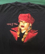 VTG Mary J Blige Men T-shirt Black Cotton Tee All Sizes S to 5XL 3F220