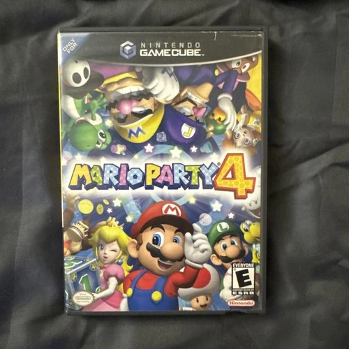 Mario Party 4 (Nintendo GameCube, 2002) Complete w/ Manual Tested Fast Shipping!