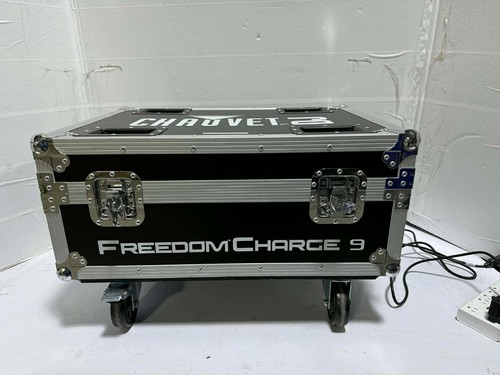 Chauvet DJ Freedom Charge 9 Road Transport Shipping Charging Cradle Case Wheels