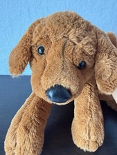 FAO Schwarz Adopt A Pet Dark Brown Puppy Dog Golden Retriever Plush Stuffed 2021