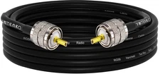 CB Coax Cable 15ft, CB Antenna Cable 5 Meter RG58 UHF Male to Male 50 Ohm Coa...