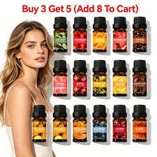 10ml Natural Water Soluble Essential Oil for Humidifier Diffuser Home Office Car