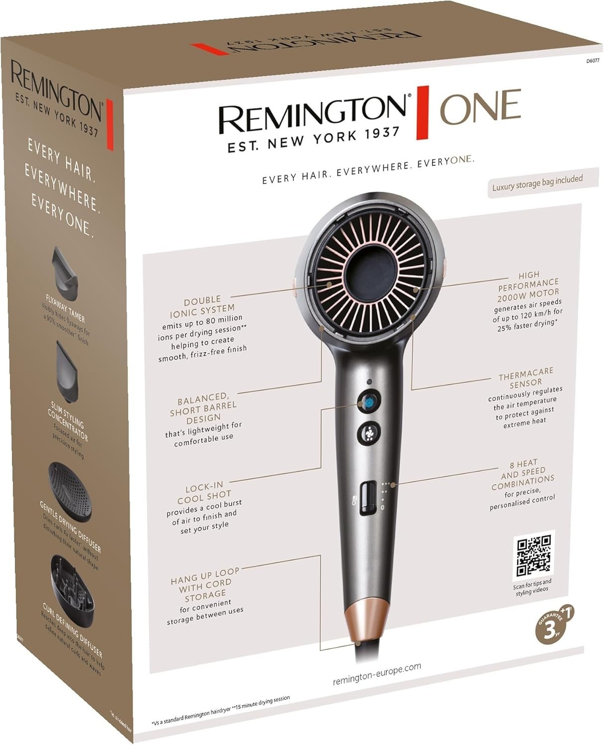 Sèche-cheveux rapide Remington D6077 pour un brushing matinal réussi - 3