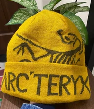 Arc'teryx Bird Head Toque Beanie Yellow Merino Wool Unisex Winter Hat NWT