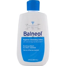 Balneol Hygienic Cleansing Lotion Discomfort Relief Soothing Men & Women 3 oz
