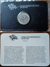 Äthiopien 2 Birr 1982 Fußballszene Löwe RARE Auflage nur 200.000-in Blisterkarte